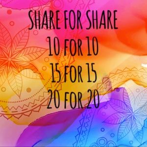 SHARE SWAP/ SHARE FOR SHARE 💄🌺